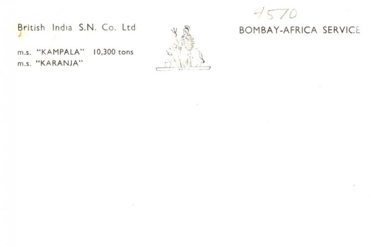 M.S. Kampala  Bombay Africa Service Line
