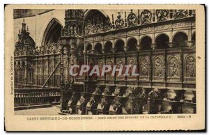 Old Postcard Saint-Bertrand-de-Comminges Approval Of Law Stalls De La Cathedrale