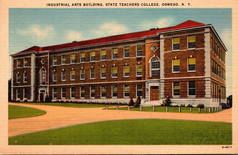 New York Oswego Industrial Arts Building State Teachers College