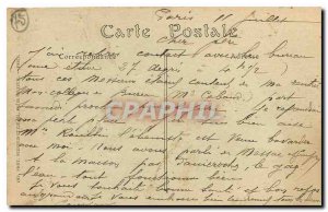 Old Postcard Paris Montsouris Park Lake