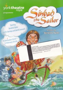 Sinbad The Sailor York Theatre Royal Angels BBC Large Programme