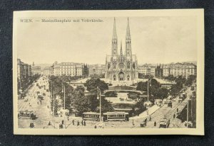 Mint Vintage Vienna Austria Votivkirche Church RPPC