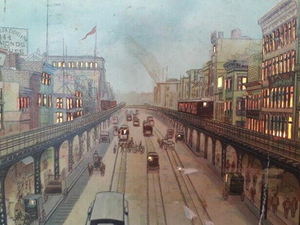 Lot 2 hold to light NEW YORK Surety Building Broadway Elevated Railroad Bowery