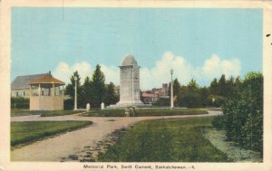 Canada Memorial Park Swift Current Saskatchewan Vintage Postcard 07.26