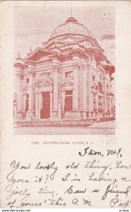 Utica , New York , PU-1906 ; Savings Bank