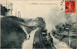 CPA Suresnes La Gare Ligne de Versailles (1314783)