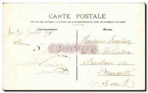 Postcard Old Serqueux Train Exterior View