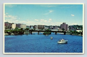 Panorama Downtown Bangor Maine ME Postcard UNP VTG Mike Roberts Unused Vintage 