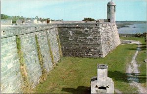 Florida St Augustine Castillo De San Marcos Watchtower and Eastern Walls