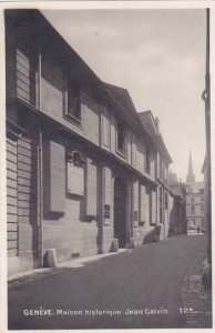 Schweiz Geneve Maison historique Jean Calcin