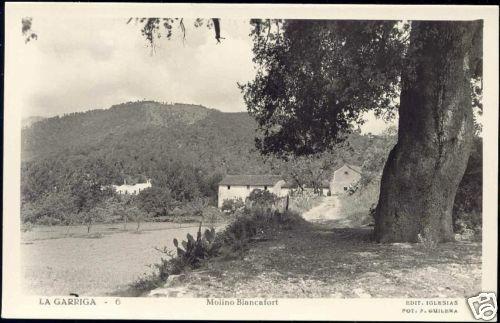 spain, LA GARRIGA, Molino Blancafort (1950s) RPPC