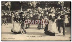 Old Postcard Folklore Prom Breton Gavotte