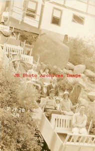 3 Postcards, Manitou, Colorado, RPPC, Tourists on Incline Train 