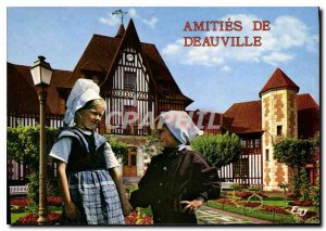 Postcard Modern Amities Deauville