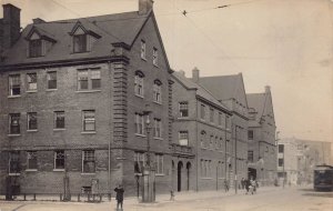 J75/ Tryon North Carolina RPPC Postcard c1910 Trolley Stores Building 81