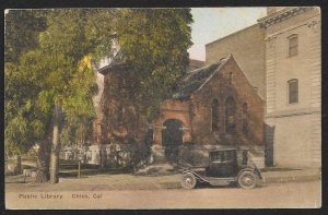 Public Library Chico California Unused c1920s