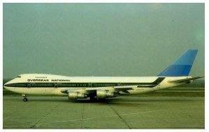 Overseas National Airways Boeing 747 Airplane Postcard
