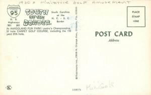 Amusement Miniature Golf 1960s South of Border Robinson's South Carolina 5836
