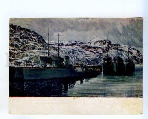 258810 USSR NORTHERN FLEET Naval MERKULOV Vintage postcard