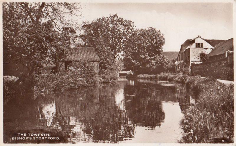 The Towpath Bishops Stortford Vintage Lakes Real Photo Postcard