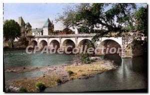 Old Postcard Chatellerault (Vienna) Henry IV Bridge