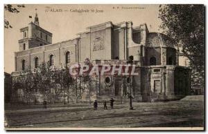 Alais Old Postcard Cathedrale St Jean