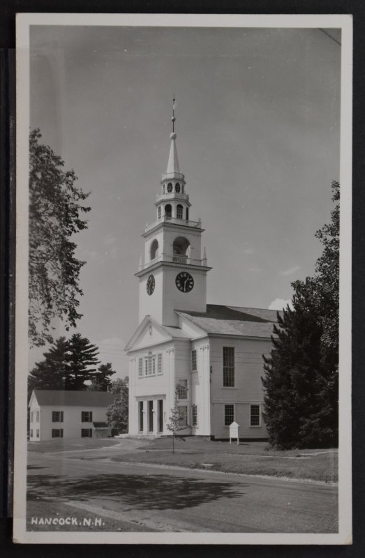 Hancock, NH - Congregational Church - RPPC - 1964