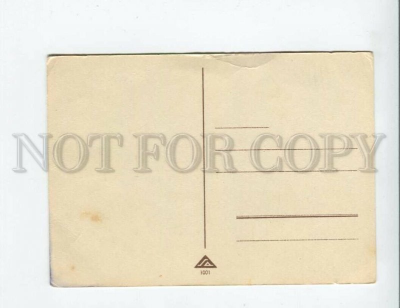 3154688 CHESS Players TEDDY BEAR Comic Vintage postcard