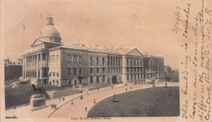 State House, Boston, Massachusetts, Very Early Embossed Postcard, Used in 1907