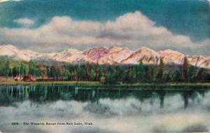 USA The Wasatch Range from Salt Lake Utah 01.80