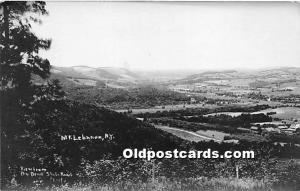 View from Big Bend State Road, Real Photo Mount Lebanon, NY, USA Unused 