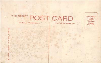 ST. FRANCIS COURT Pasadena, CA Bungalows ca 1910s M. Rieder Vintage Postcard 