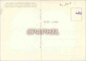 Postcard Modern Eid Prayer at Badshahi Mosque Lahore single architecturally i...