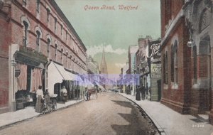 Hertfordshire Postcard - Queen Road, Watford   SW20181