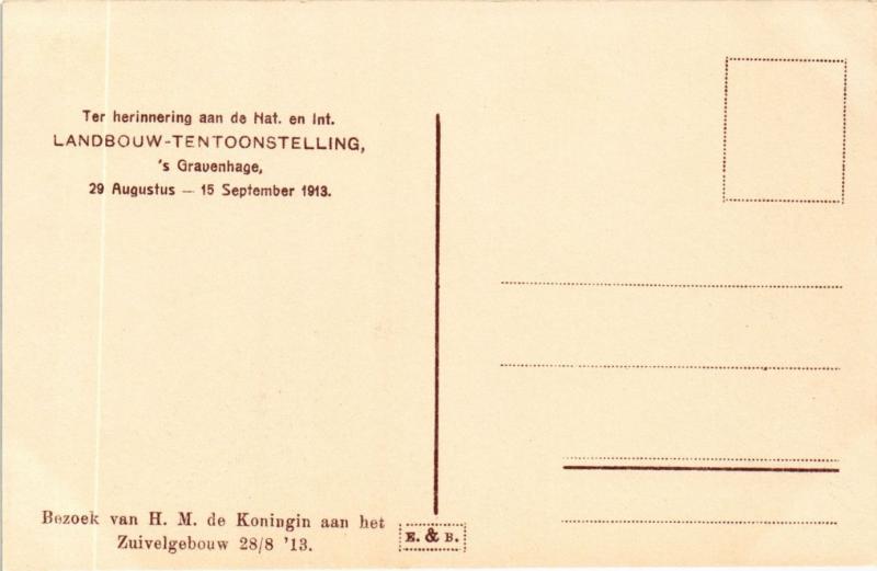 CPA Landbouw-Tentoonstelling, 's Gravenhage DUTCH ROYALTY (786421)