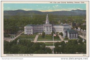 Colorado Danver City And County Building Adjoining Civic Center On The West