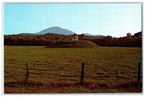 c1960 Nacochee Indian Mound Ceremonial Cherokee Indian Mound Georgia GA Postcard