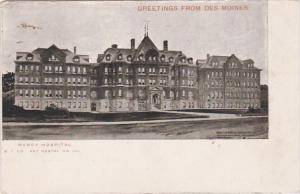 Iowa Des Moines Mercy Hospital 1905