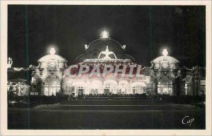 Postcard Moderne Vichy Casino Night Effect