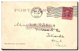 Postcard Old Fountain Square Cincinnati O