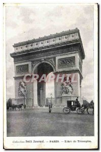 Postcard Collection Old Diary Paris Arc de Triomphe