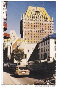 Le Chateau frontenac, vue de la rue St. Louis, Quebec, Canada, 40-60s