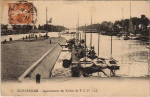 CPA OUISTREHAM Appontement des Yachts du T. C. F. (1227188)