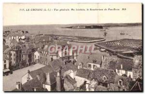 Old Postcard Croisic view Generale At Far Sanatorium De Pen Bron