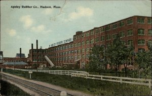 Hudson Massachusetts MA Apsley Rubber Co Factory c1910 Vintage Postcard