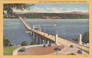 Washington Seattle Lake Washington Floating Bridge