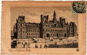 CPA PARIS 4e Hotel de Ville (446098)