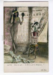 264110 ART NOUVEAU Nude Slave HAREM by ROCHEGROSSE 1908y SALON