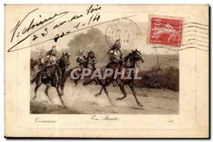 Postcard Old Army Cuirassiers (Dragons)