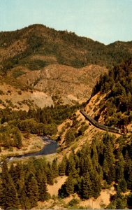 California Panoramic View Of The Feather River Canyon